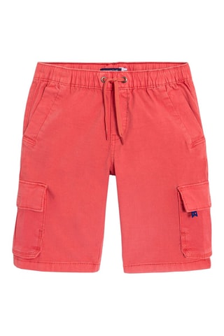 Bermuda cargo Rouge - Okaïdi