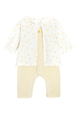 Combinaison - Jaune et blanc - Absorba