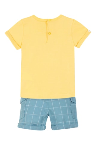 T-shirt et short - Jaune et bleu clair - Catimini