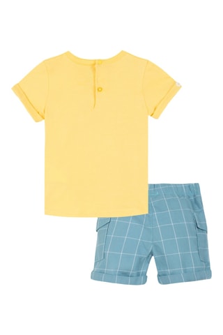 T-shirt et short - Jaune et bleu clair - Catimini