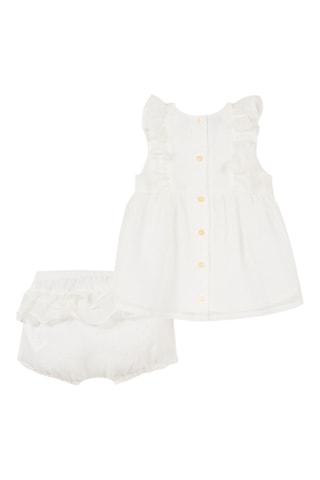 Robe et bloomer - Ecru - Catimini