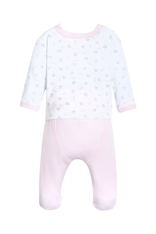 Gilet et pantalon - Rose et blanc - Absorba