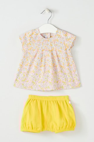 T-shirt et short - Rose et jaune - Absorba