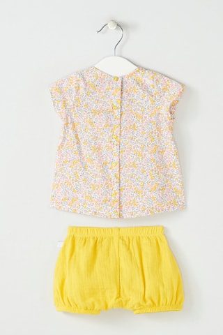T-shirt et short - Rose et jaune - Absorba