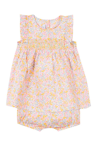 Robe et short - Rose et jaune - Absorba