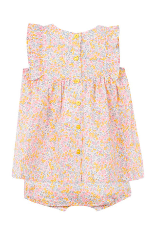 Robe et short - Rose et jaune - Absorba