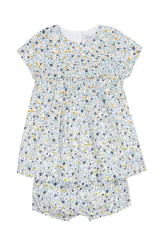 Robe et short - Blanc et bleu - Absorba