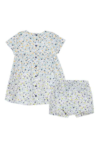 Robe et short - Blanc et bleu - Absorba