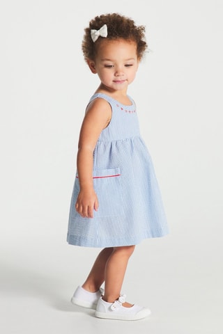 Robe et bloomer Blanc et ciel - Obaïbi