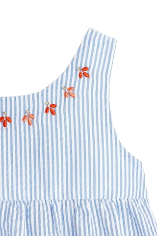 Robe et bloomer Blanc et ciel - Obaïbi