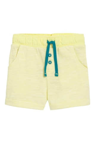 T-shirt et short - Blanc et jaune - Obaïbi