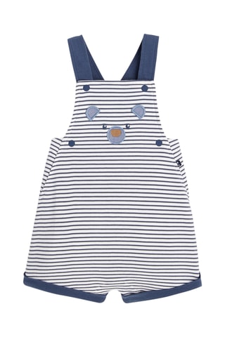 Body-chemise et salopette - Blanc - Obaïbi