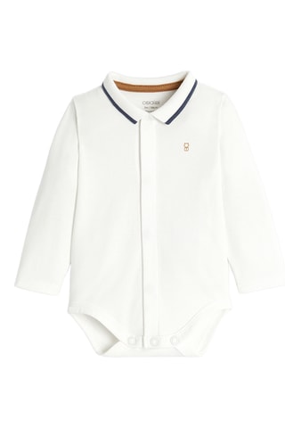 Chemise et salopette - Blanc et marron - Obaïbi