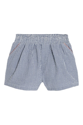 T-shirt et short - Blanc et bleu - Obaïbi