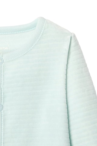 Grenouillère en velours - Bleu clair - Absorba