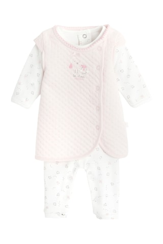 Dors-bien et gilet - Rose clair - Absorba