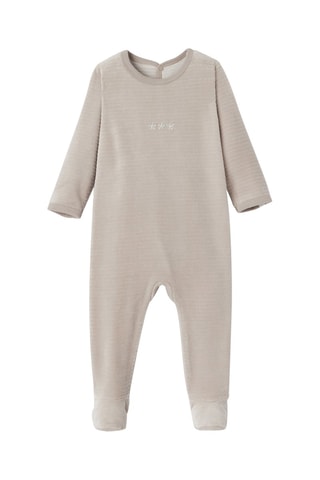 Dors-bien en velours - Taupe - Absorba