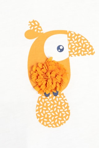 Dors-bien - Blanc et orange - Obaïbi