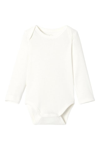 3 bodys - Rose poudré et blanc - Absorba