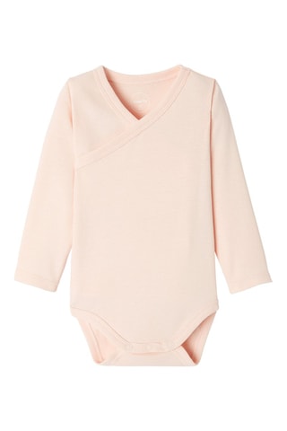3 bodys - Rose poudré et beige - Absorba