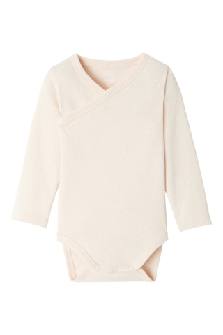 3 bodys - Rose poudré et beige - Absorba