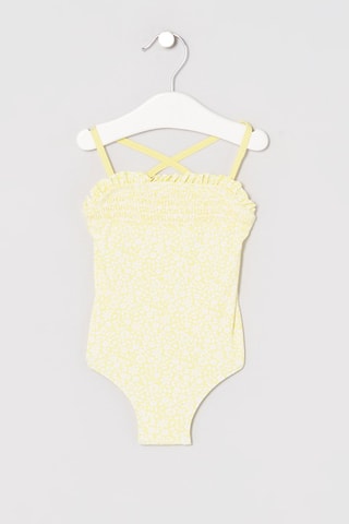 Maillot 1 pièce Jaune et blanc - Obaïbi
