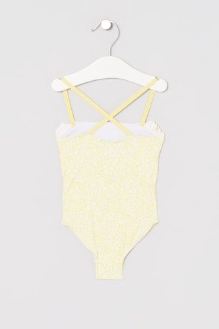 Maillot 1 pièce Jaune et blanc - Obaïbi