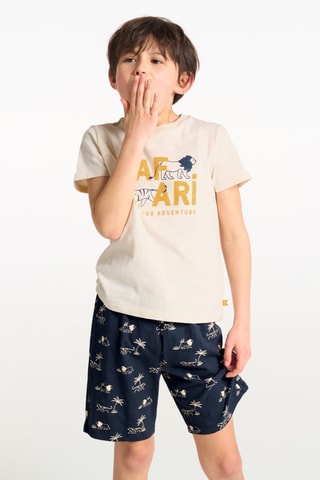 Pyjama - Beige et noir - Okaïdi