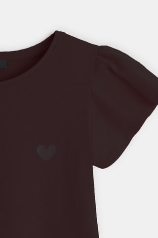 T-shirt - Marron - Okaïdi