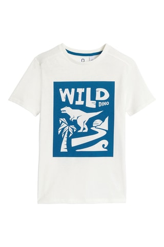T-shirt - Blanc - Okaïdi