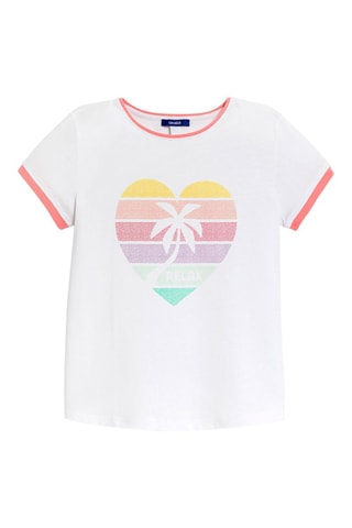 T-shirt - Blanc - Okaïdi