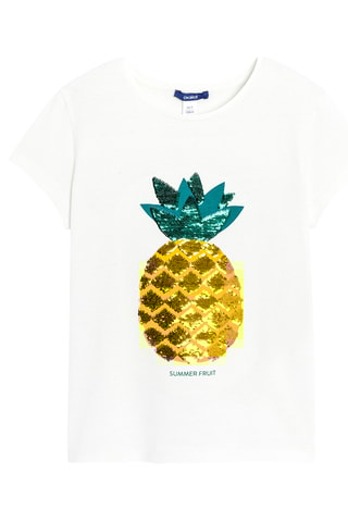 T-shirt - Blanc - Okaïdi