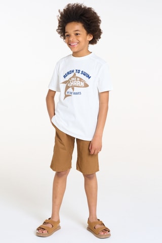 T-shirt - Blanc - Okaïdi