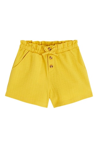 Short taille haute Jaune - Okaïdi