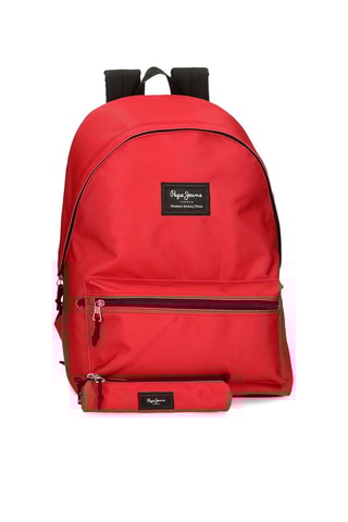 Sac à dos connecté et trousse Aris - Rouge