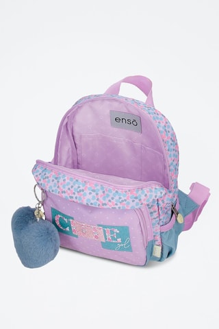 Sac à dos Cute Girl Enso - Violet et bleu