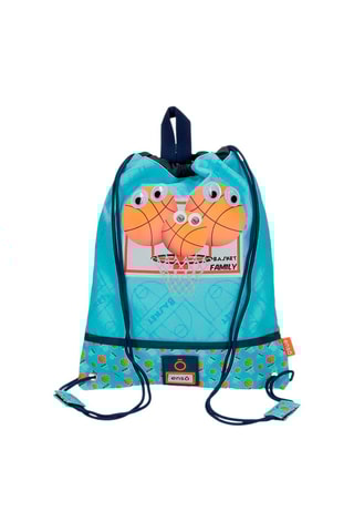 Sac à goûter Enso Basket Family Turquoise