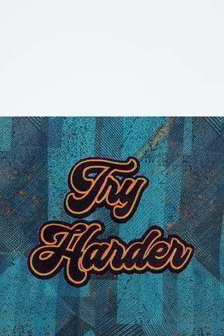 Sac à dos Try Harder Turquoise et noir