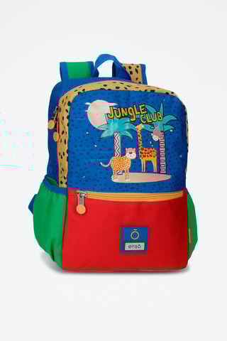 Sac à dos Jungle club Rouge et bleu