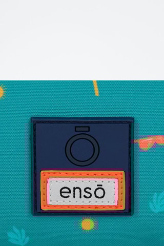 Sac à dos Enso Dino Artist - Bleu marine et bleu canard