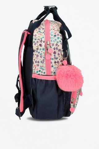 Sac à dos Travel time - Noir et rose