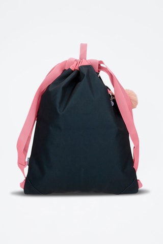 Sac de gym Friends Together Bleu foncé et rose