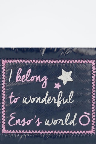 Sac à dos Make a wish - Bleu marine et fuchsia