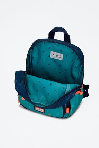 Sac à dos Enso Dino Artist - Bleu marine et bleu canard