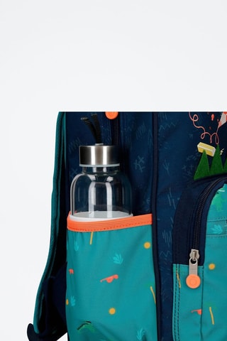 Sac à dos Enso Dino Artist - Bleu marine et bleu canard