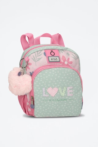 Sac à dos Love Ice Cream - Turquoise et rose
