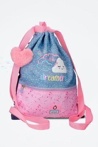 Sac de gym Dreamers - Rose et bleu