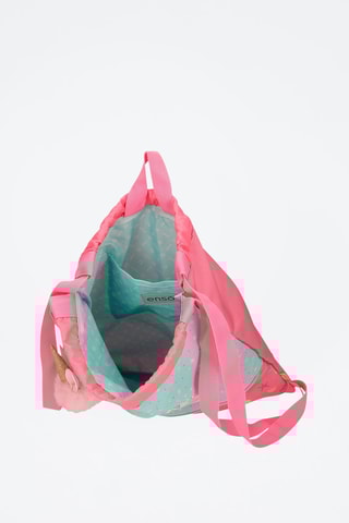 Sac de gym Magic Summer - Turquoise et rose