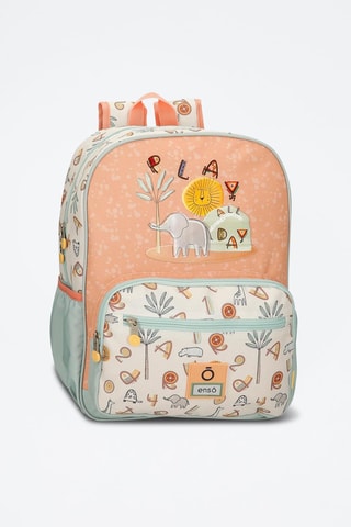 Sac à dos Play all day - Bleu et orange clair
