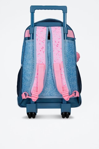 Sac à dos à roulettes Dreamers - Bleu et rose